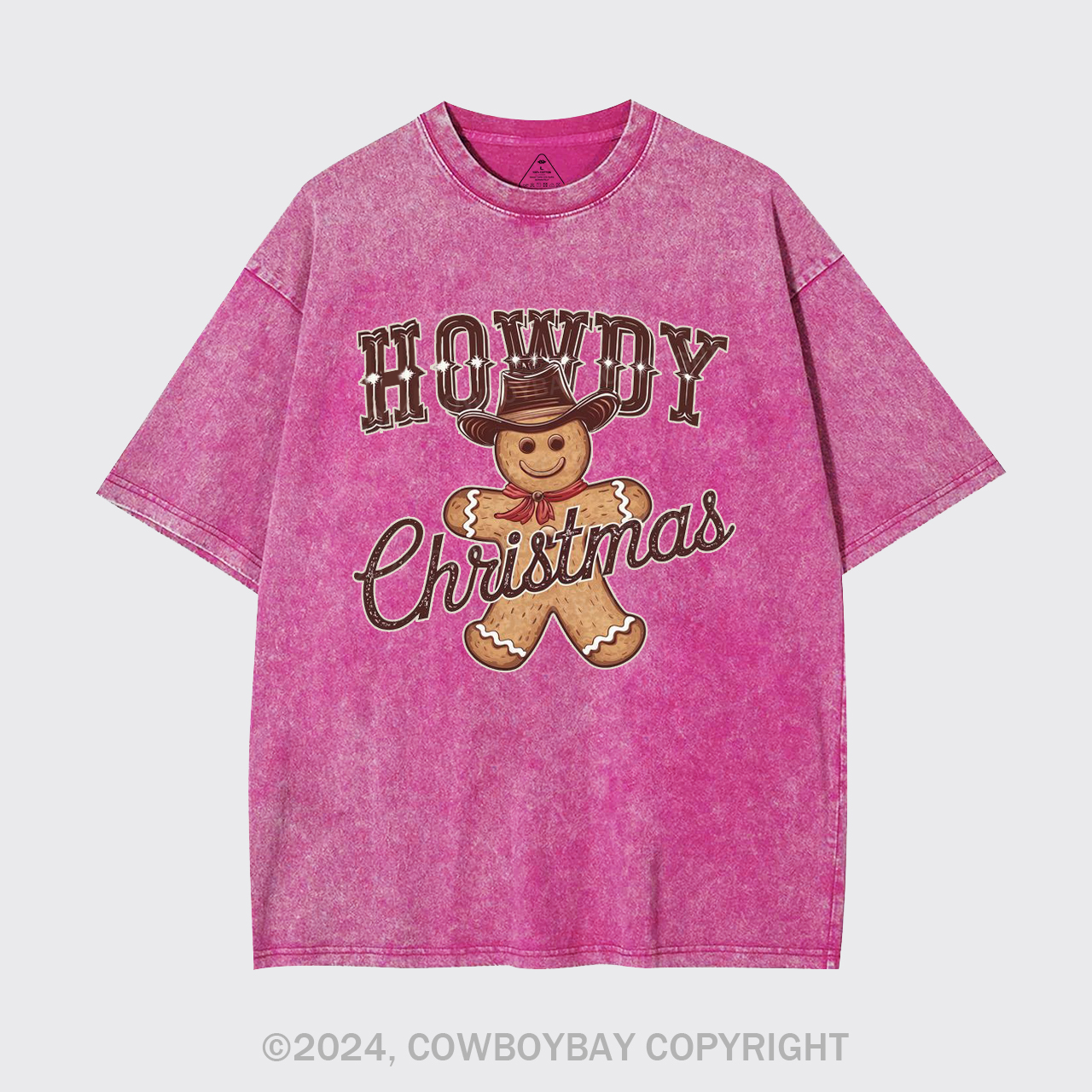 Howdy Christmas Garment-dye Tees