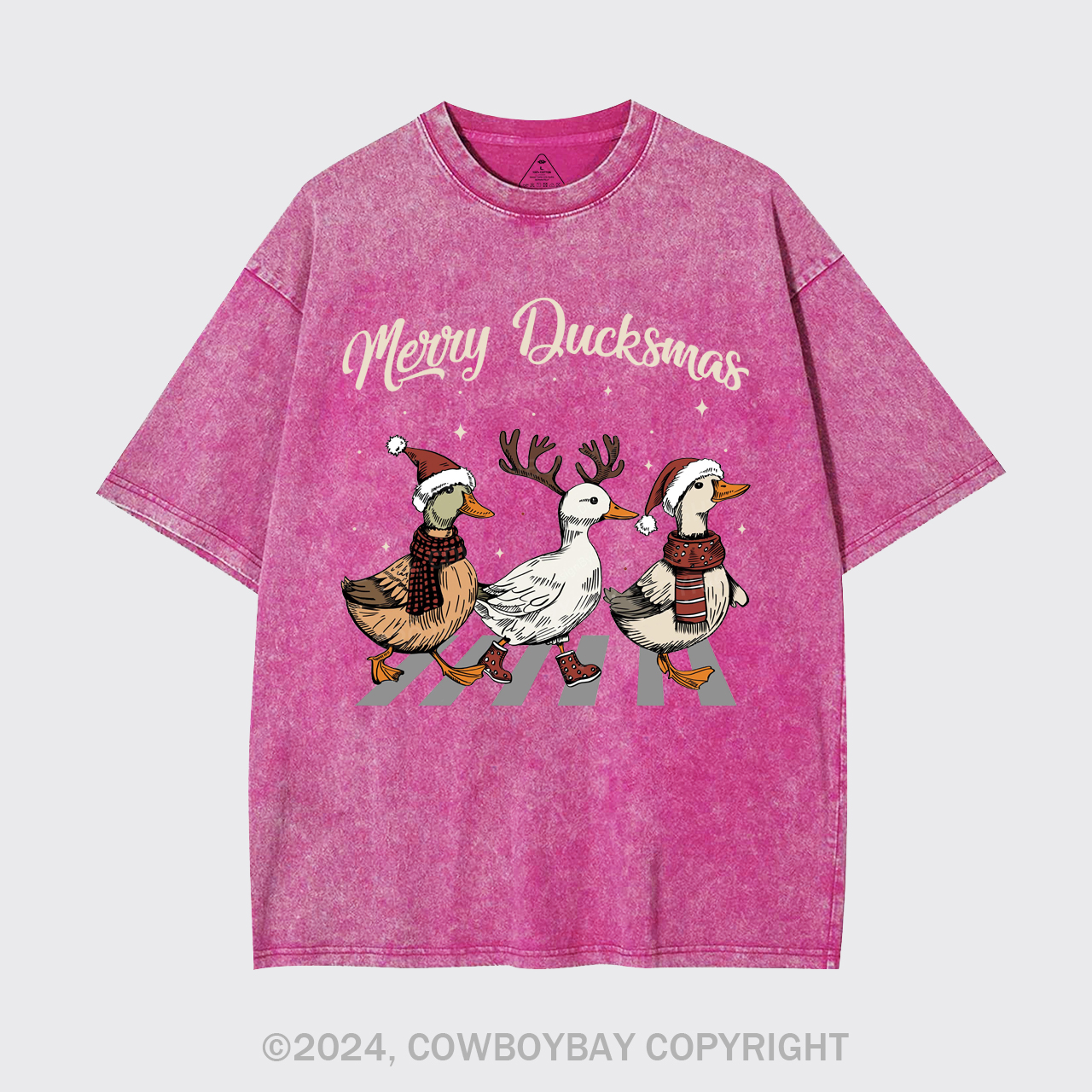 Merry Ducksmas Garment-dye Tees