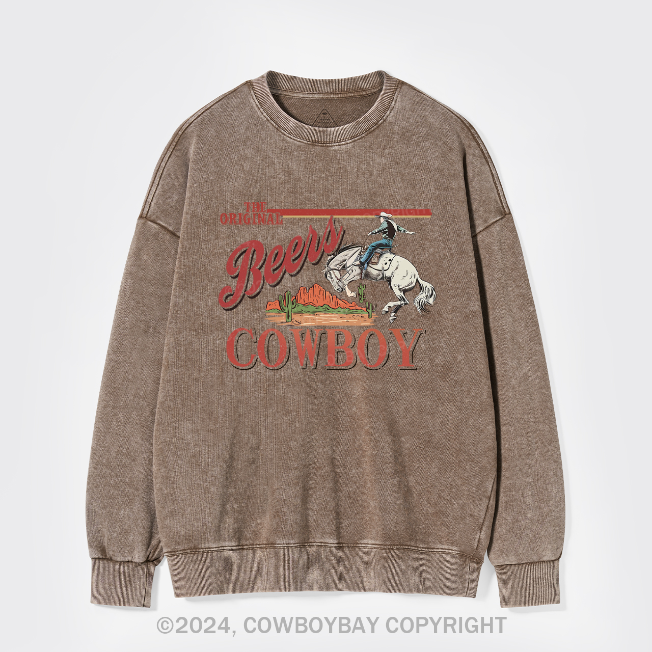 Take The Beers To The Desert Washed Sweatshirts