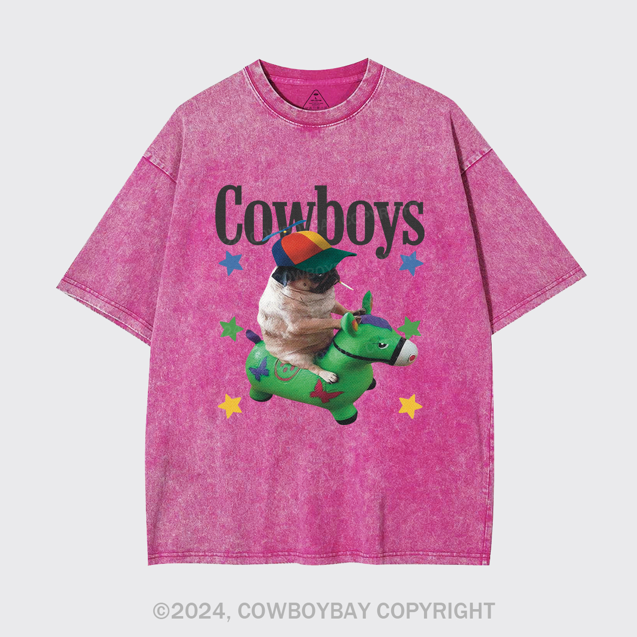 Puppy Imitation Garment-dye Tees