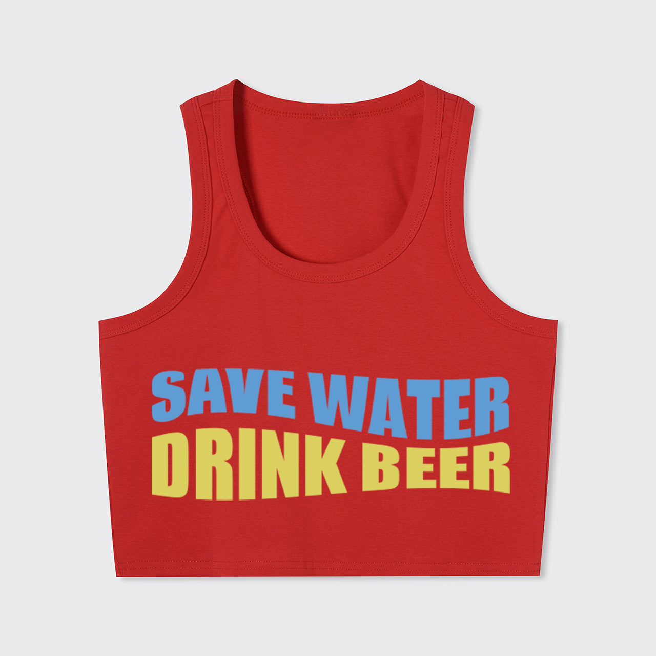 Save Water Drink Beer Tank Top
