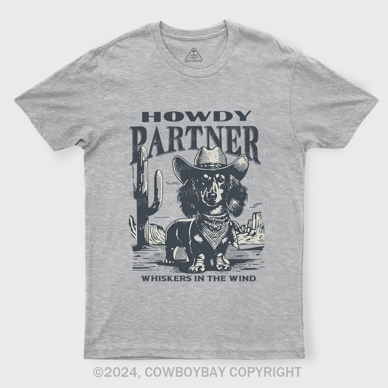 Howdy Partner Cowboy Dog T-Shirts