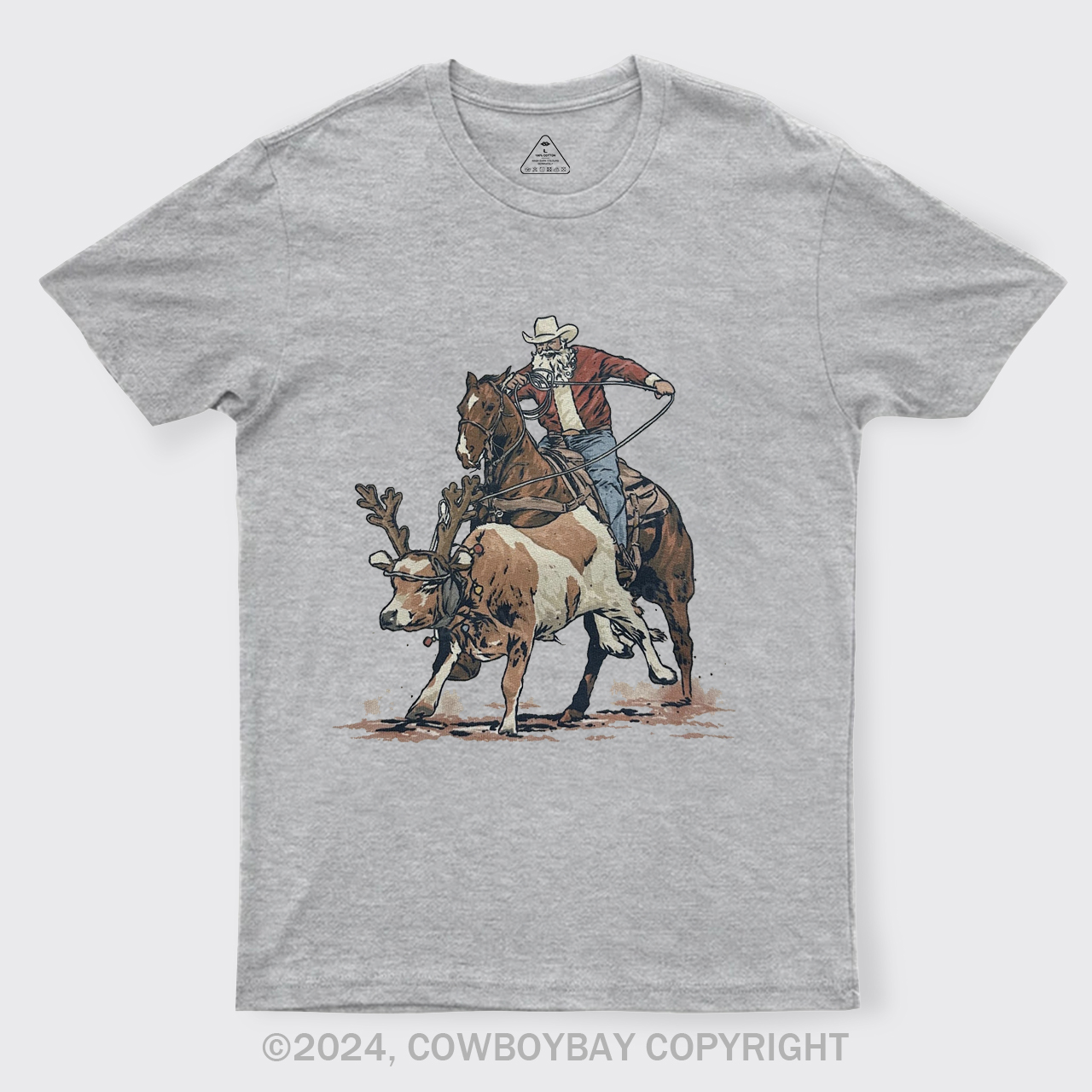 Western Roping Santa T-Shirts