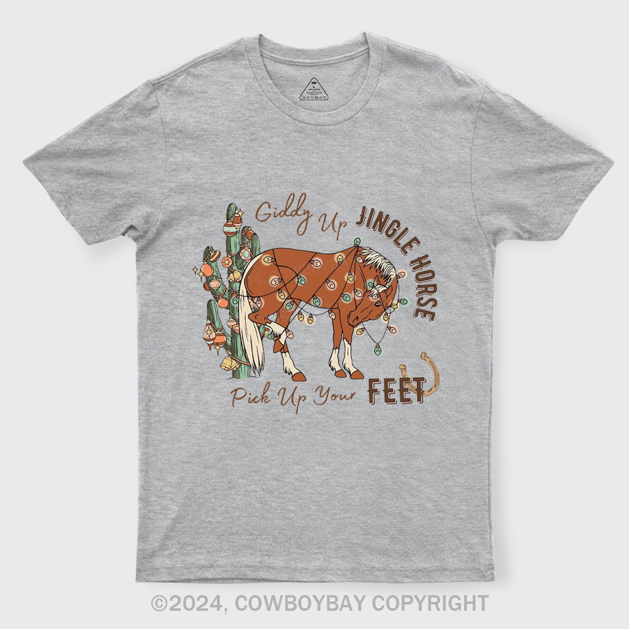 Giddy Up Jingle Horse Pick Up Your Feet T-Shirts