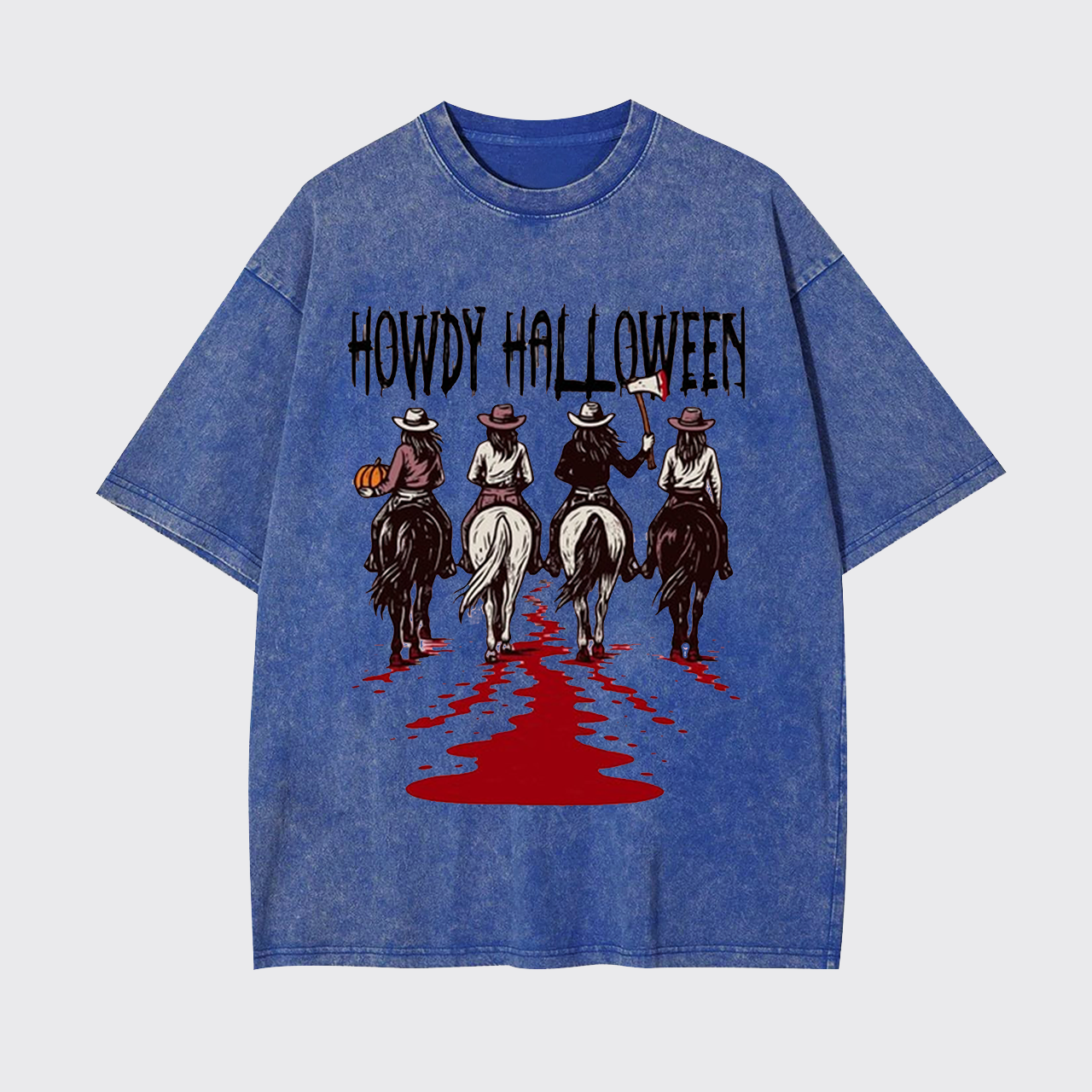 Howdy Halloween Cowgirl Spirit Garment-dye Tees