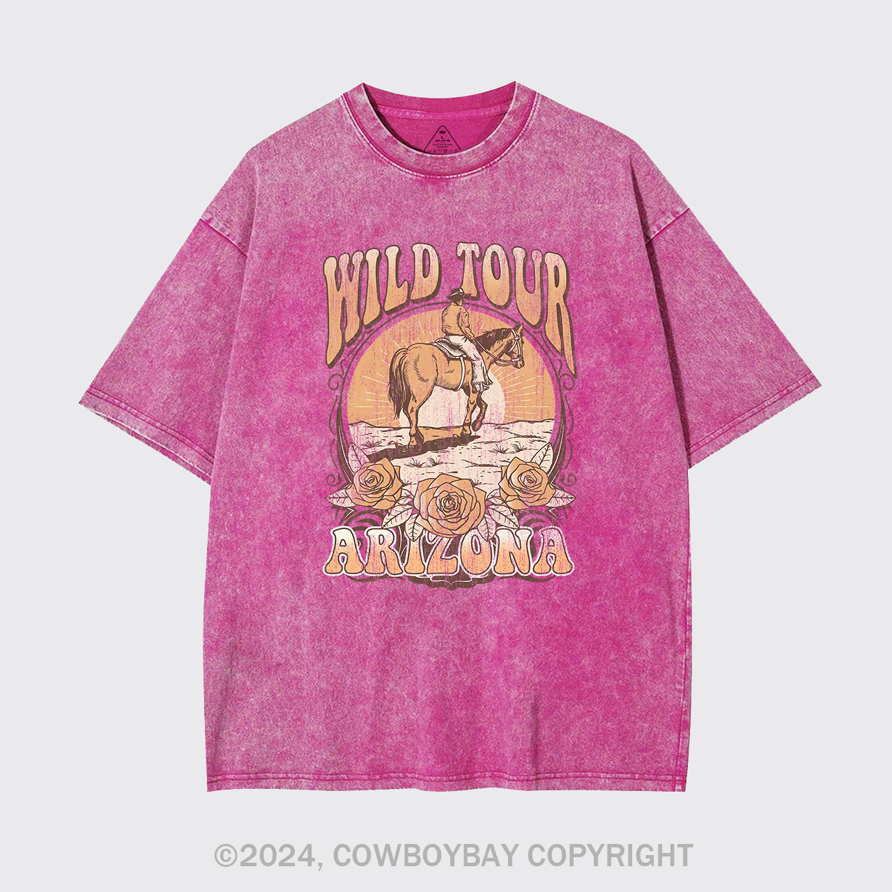 Wild Tour Arizona Cowboy Garment-dye Tees