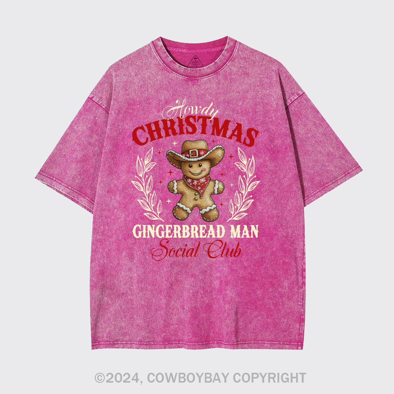 Howdy Christmas Season Garment-dye Tees