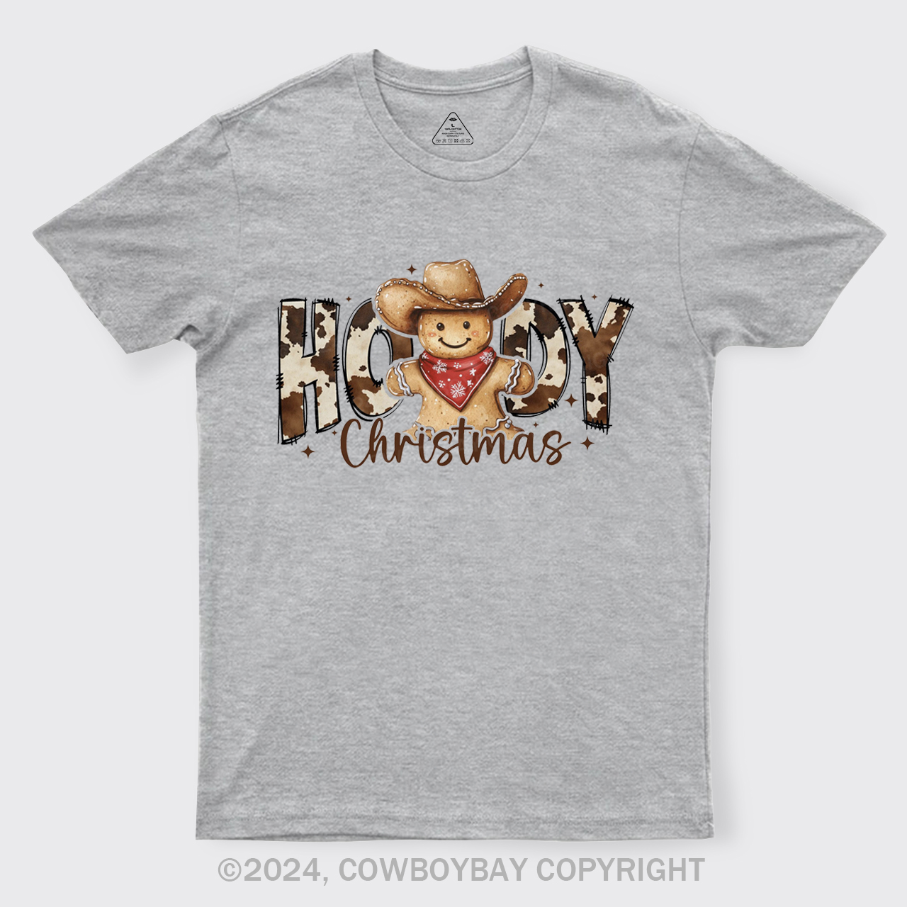 Howdy Christmas Gingerbread Man T-Shirts
