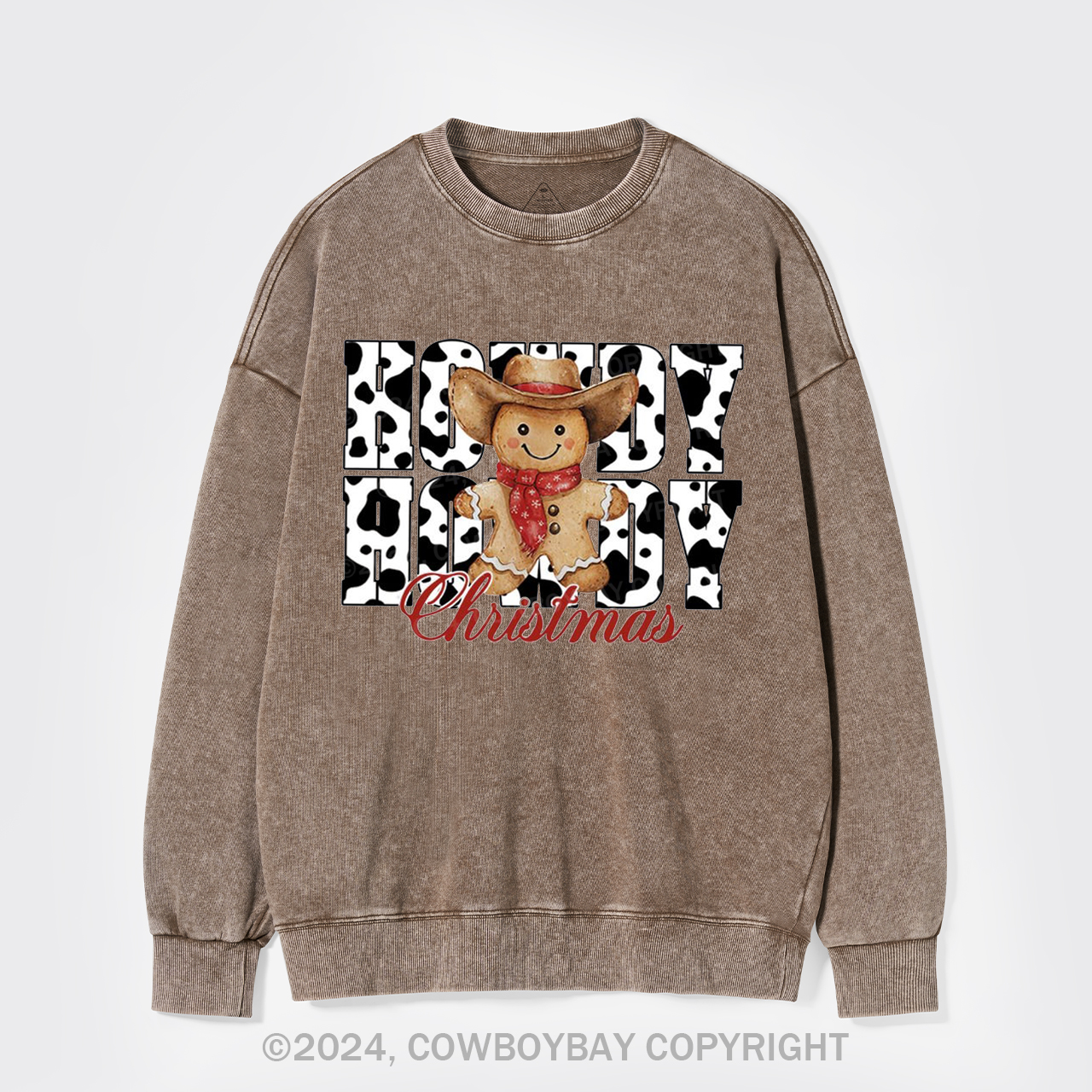 Retro Christmas Season Washed Sweatshirts