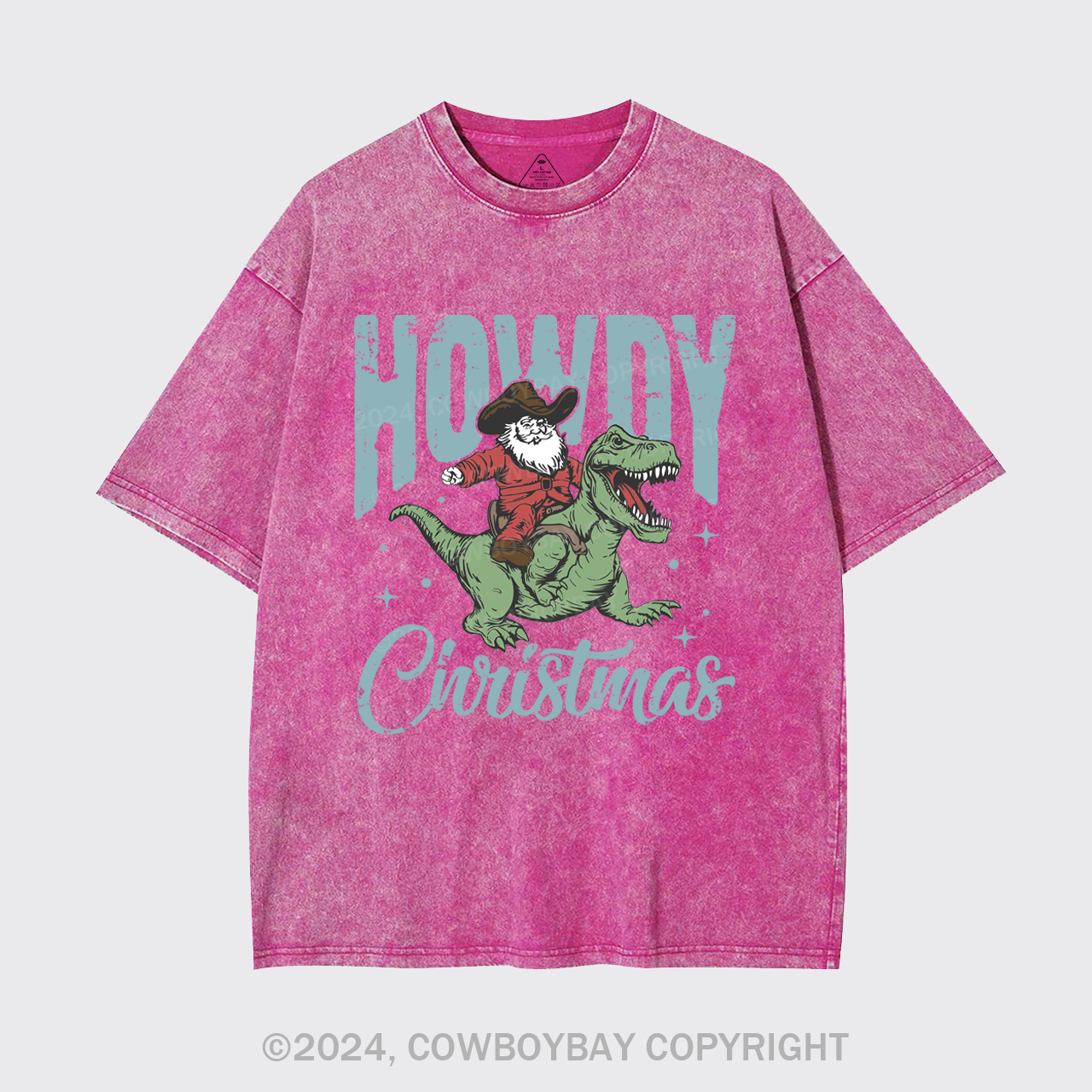 Retro Santa Claus Garment-dye Tees