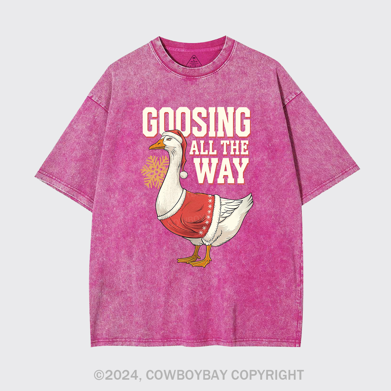 Goosing All The Way Garment-dye Tees