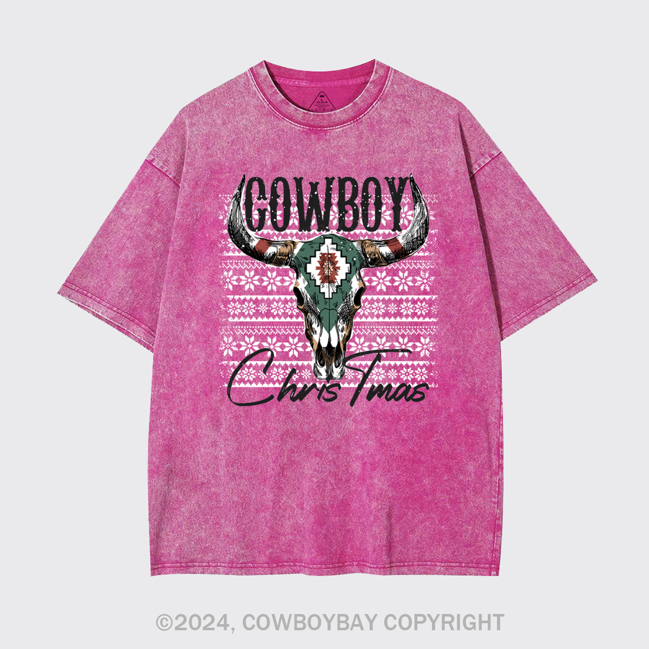 Cowboy Christmas Garment-dye Tees