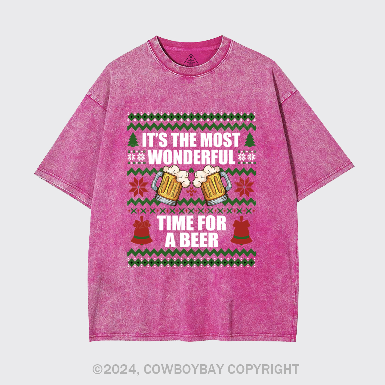 It's The Most Wonderful Time For A Beer Garment-dye Tees