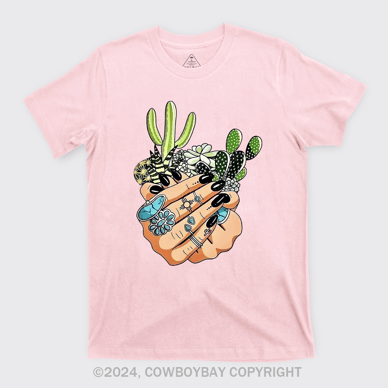 Cactus In My Palm Western Cowboy T-Shirts