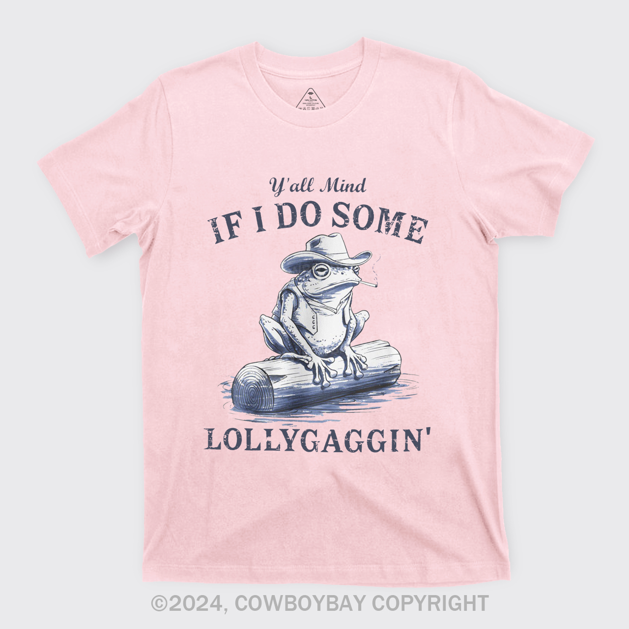 Vintage Cowboy Frog-Y'all Mind If I Do Some Lollygaggin T-Shirts