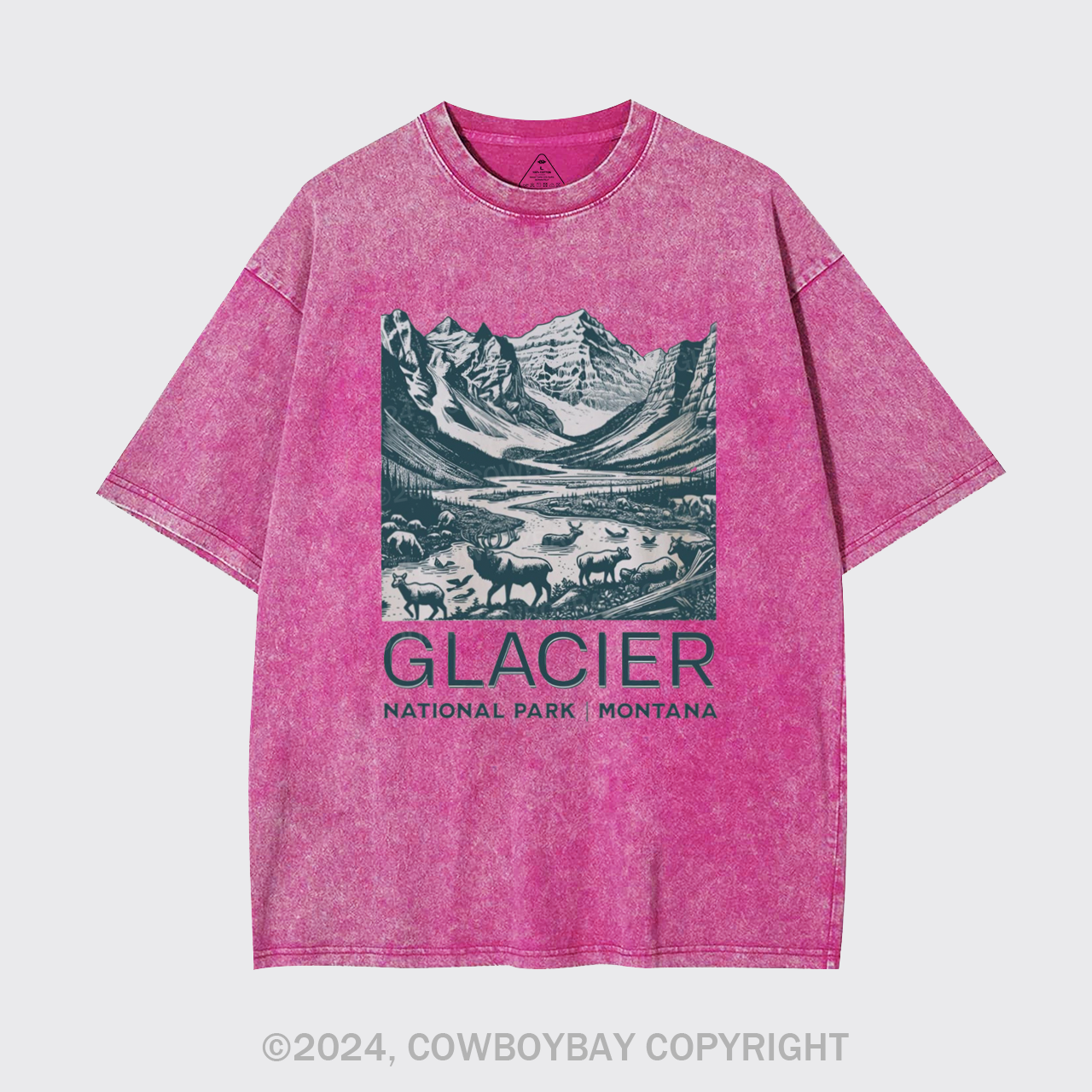 Glacier National Park Garment-dye Tees