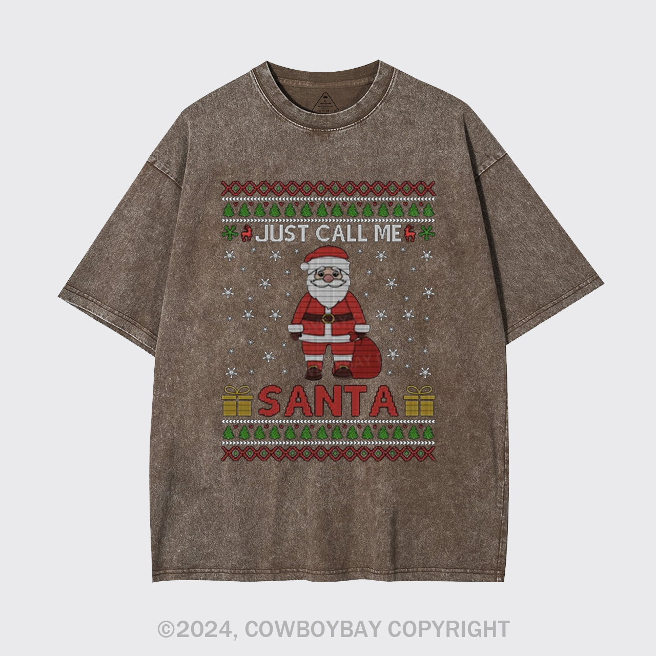 Just Call Me Santa Garment-dye Tees