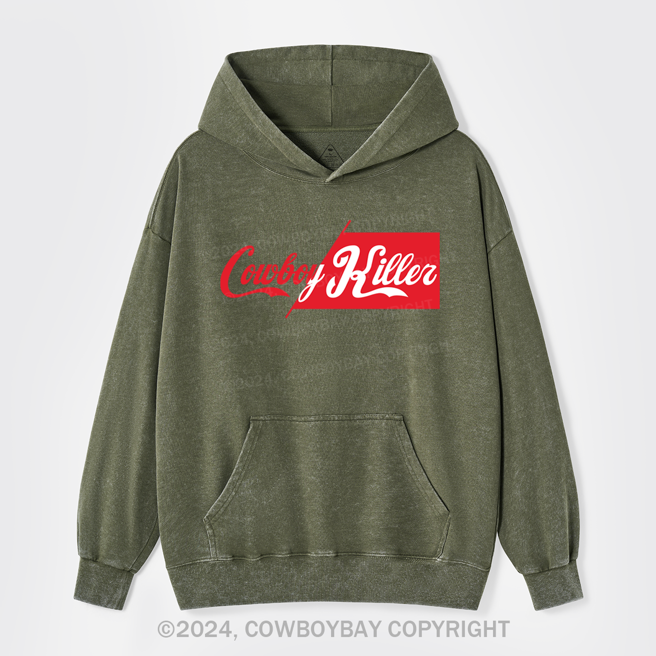 Cowboy Killer Garment-Dye Hoodies