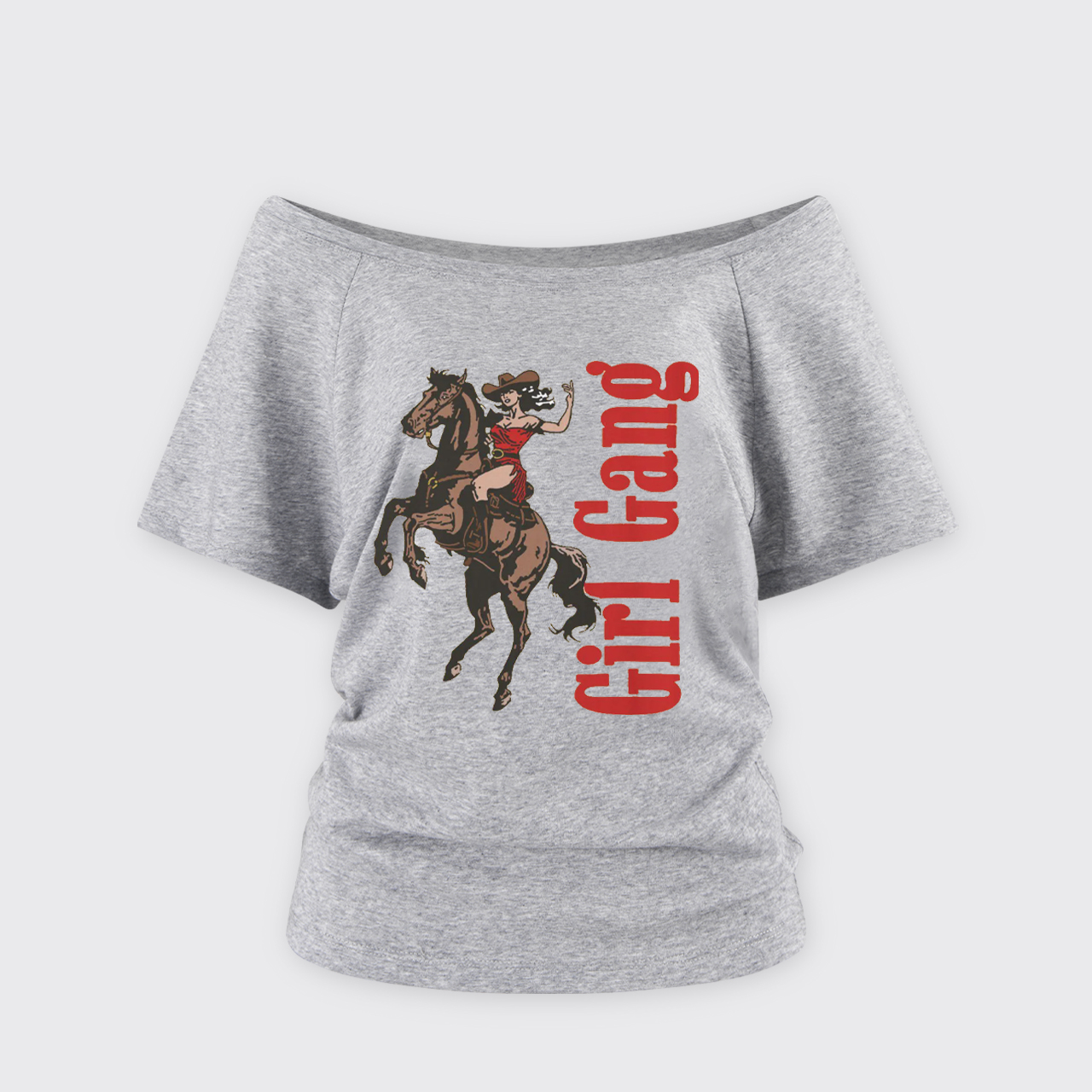 Cowgirl Gang Off Shoulder Top