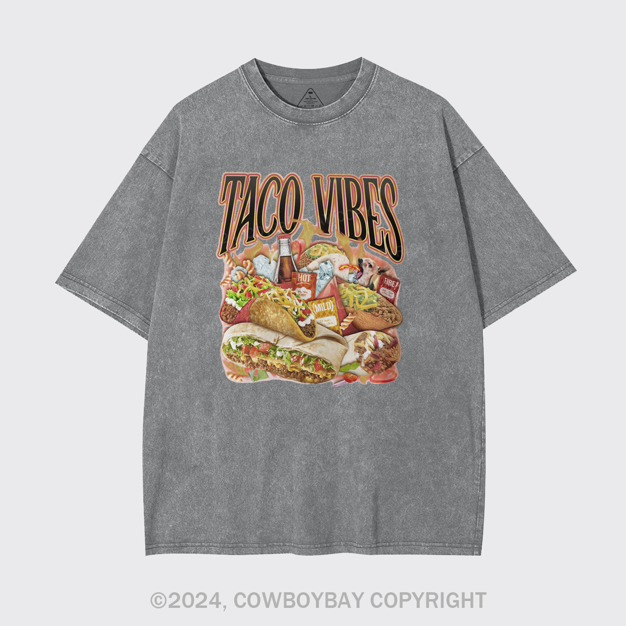 Taco Vibes Garment-dye Tees