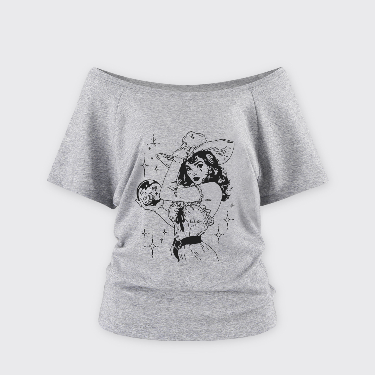 Starlit Cowgirl Off Shoulder Top