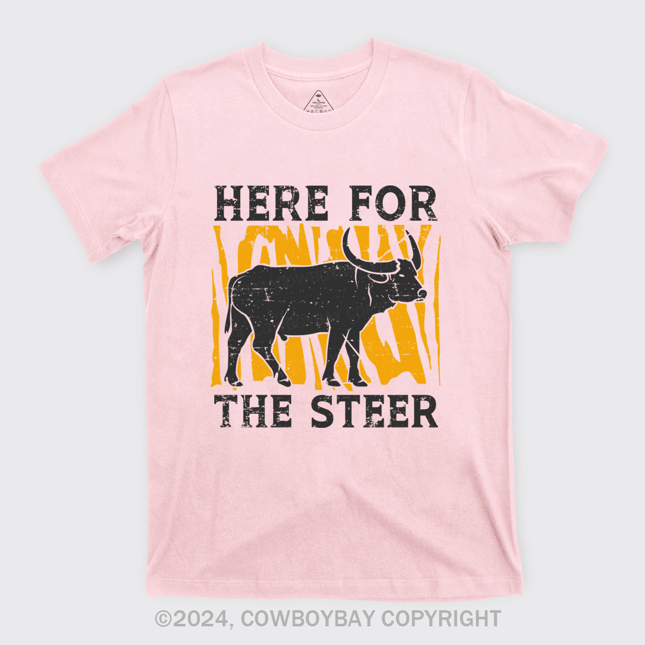 Bull In Arena Steer Wrestler T-Shirts