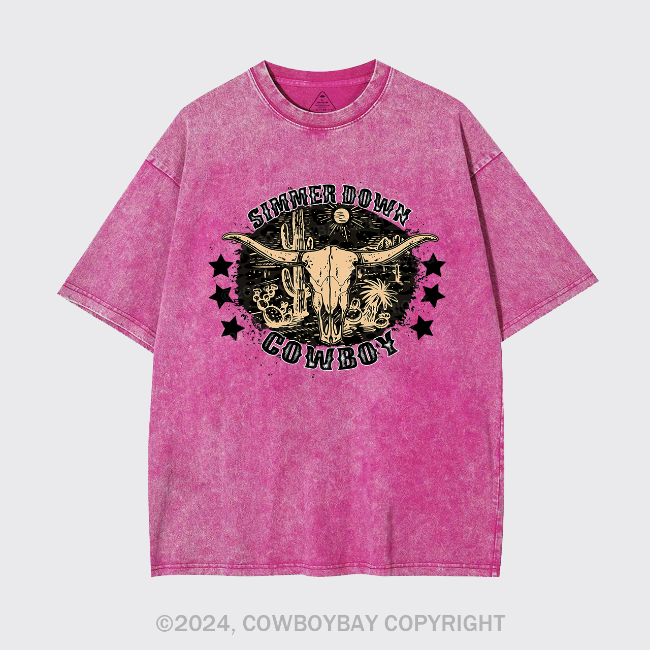 Simmer Down Cowboy Garment-dye Tees