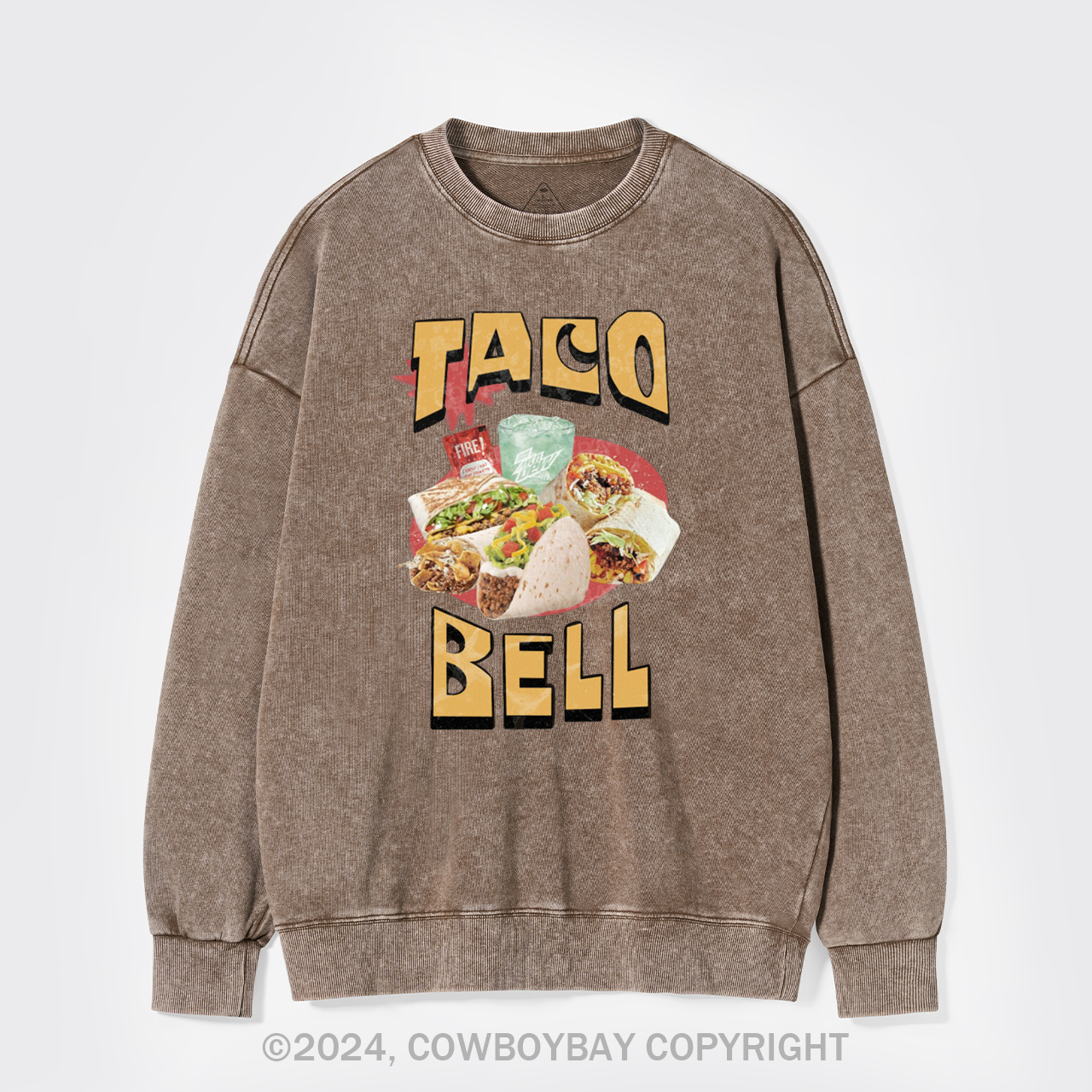 Taco Bell Washed Sweatshirts