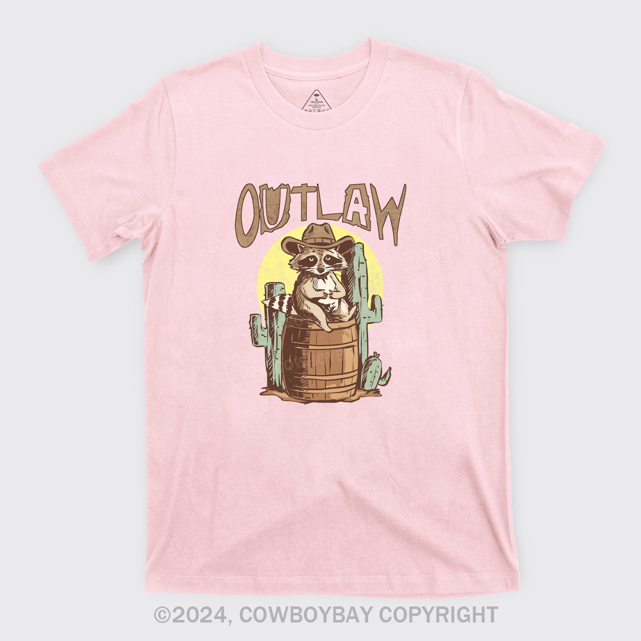 Retro Outlaw Raccoon Cowboy T-Shirts