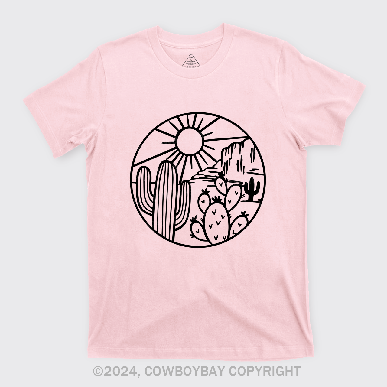 Desert Cactus Adventure Cowboy T-Shirt