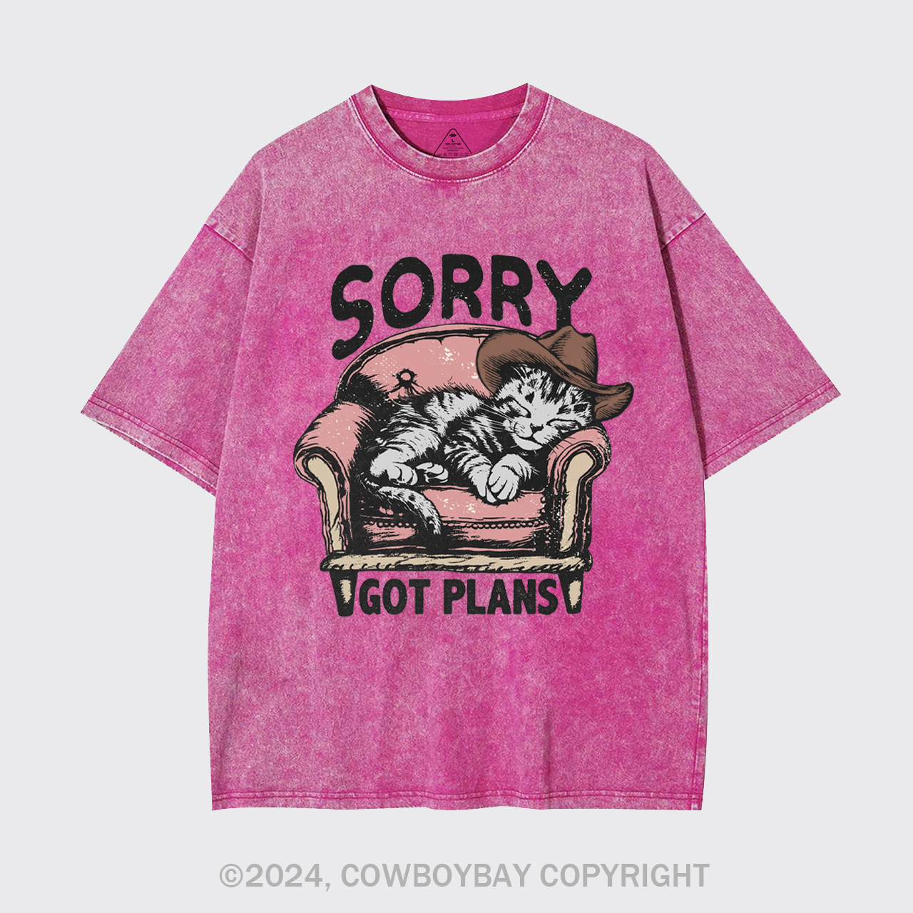 Sorry Got Plans Garment-dye Tees