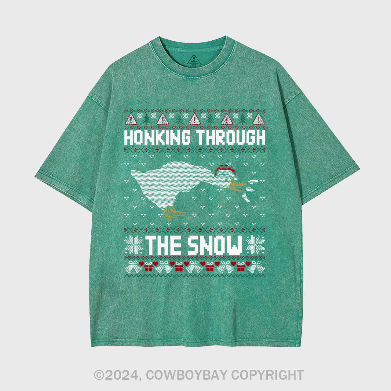Honking Through The Snow Garment-dye Tees