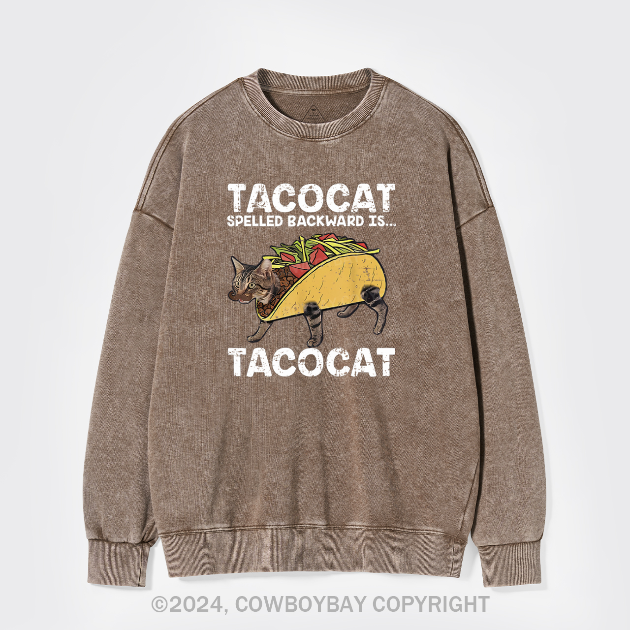 Vintage Taco & Cat Washed Sweatshirts