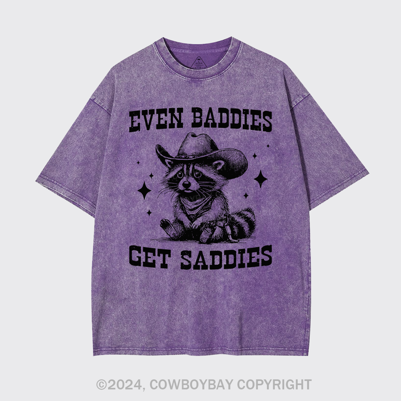 Even Baddies Get Saddies Garment-dye Tees