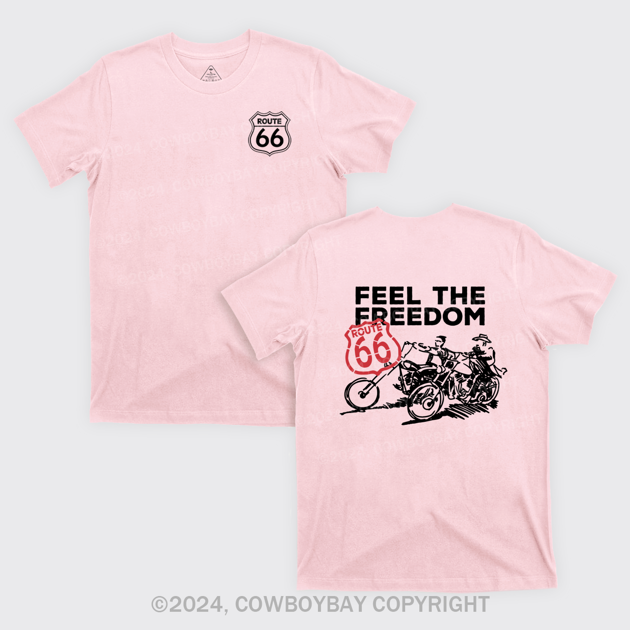 Route 66 Feel The Freedom T-Shirts