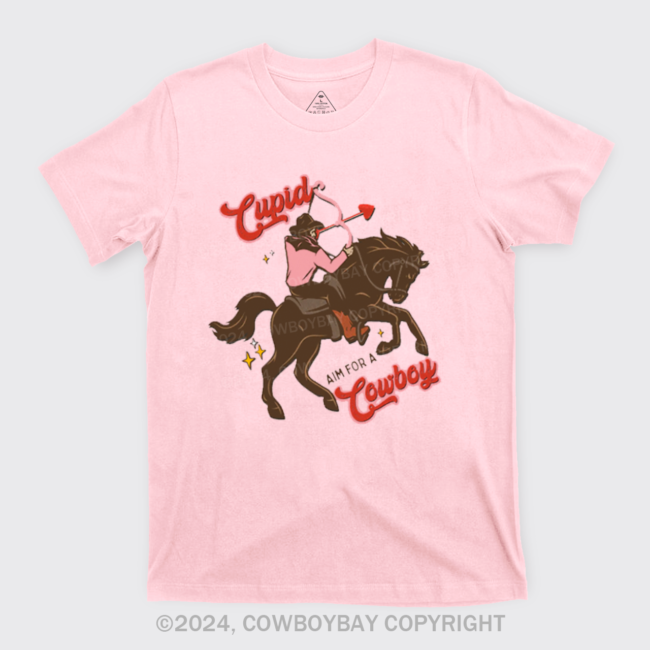 Valentine Cupid Aim For A Cowboy T-Shirts