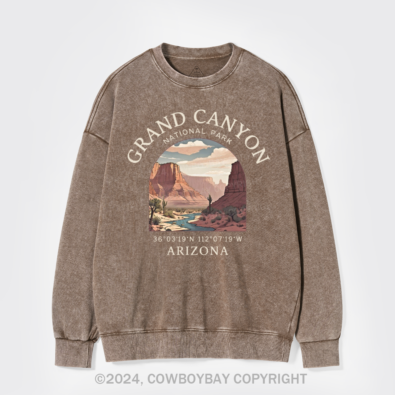 Arizona National Park Washed Sweatshirts