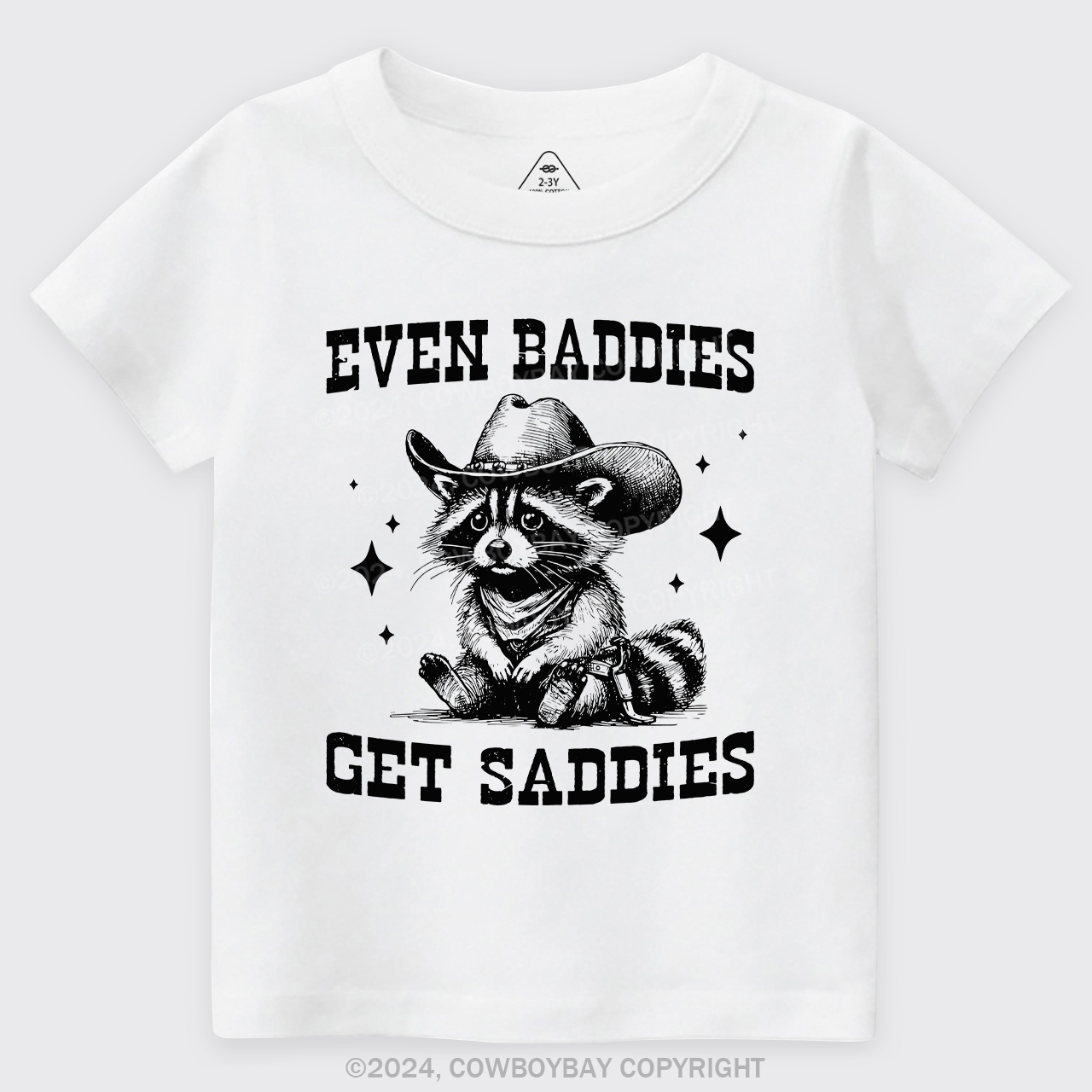 Even Baddies Get Saddies Kids T-shirt