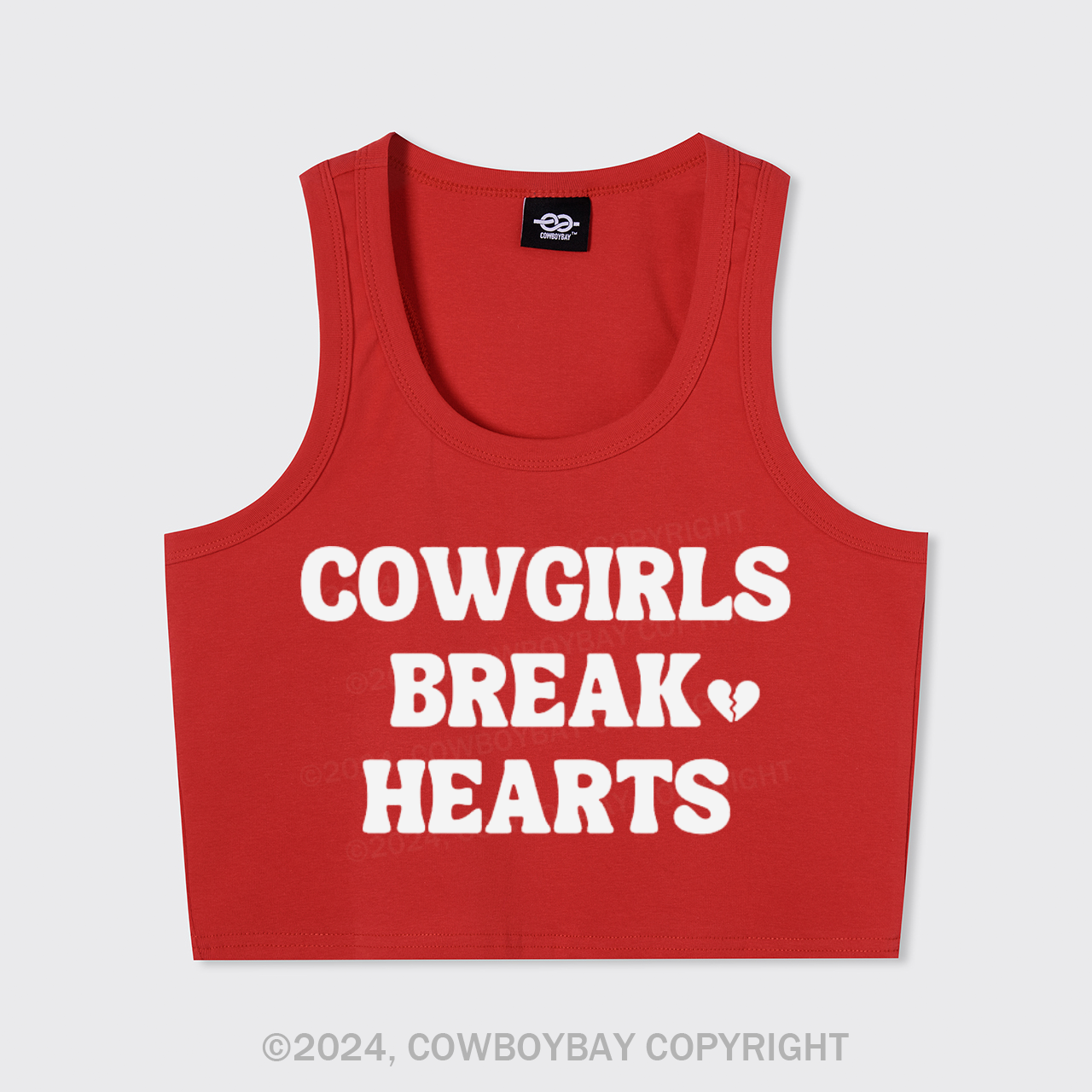 Cowgirls Break Hearts Tank Top