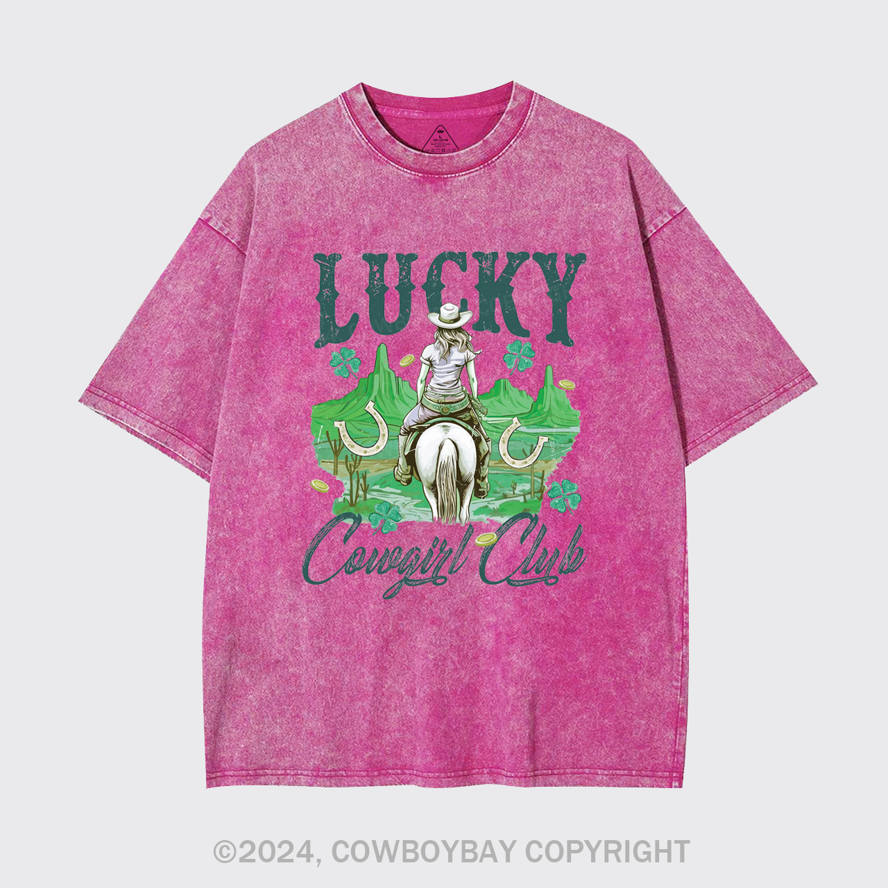 Lucky Cowgirl Club Garment-dye Tees