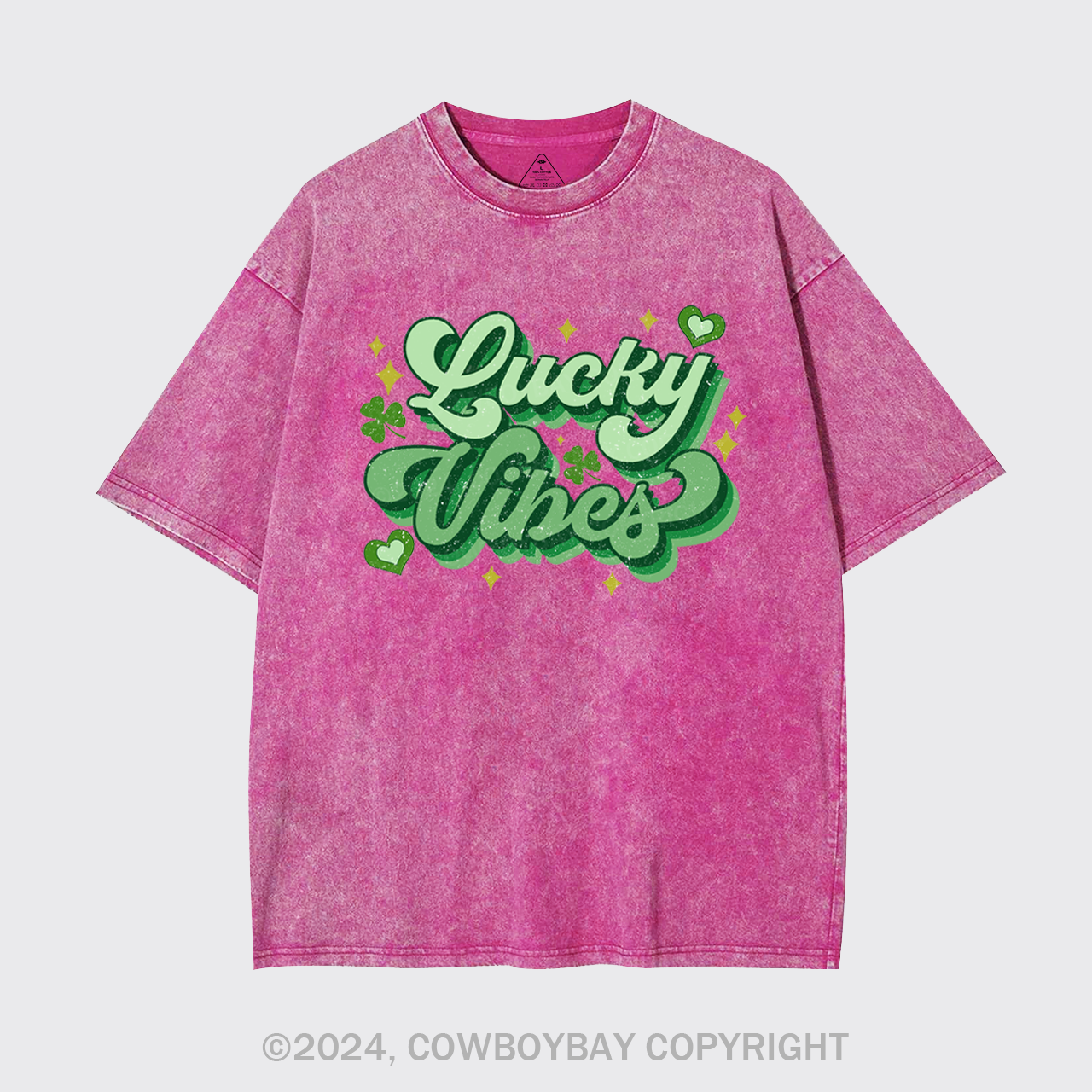 Retro St Patricks Day Garment-dye Tees