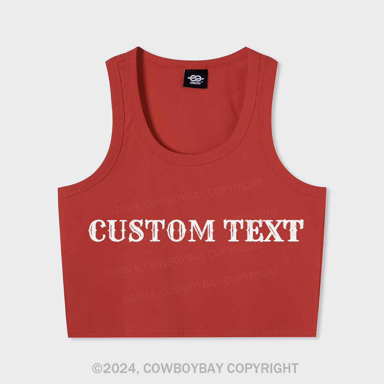 Custom Text Tank Top