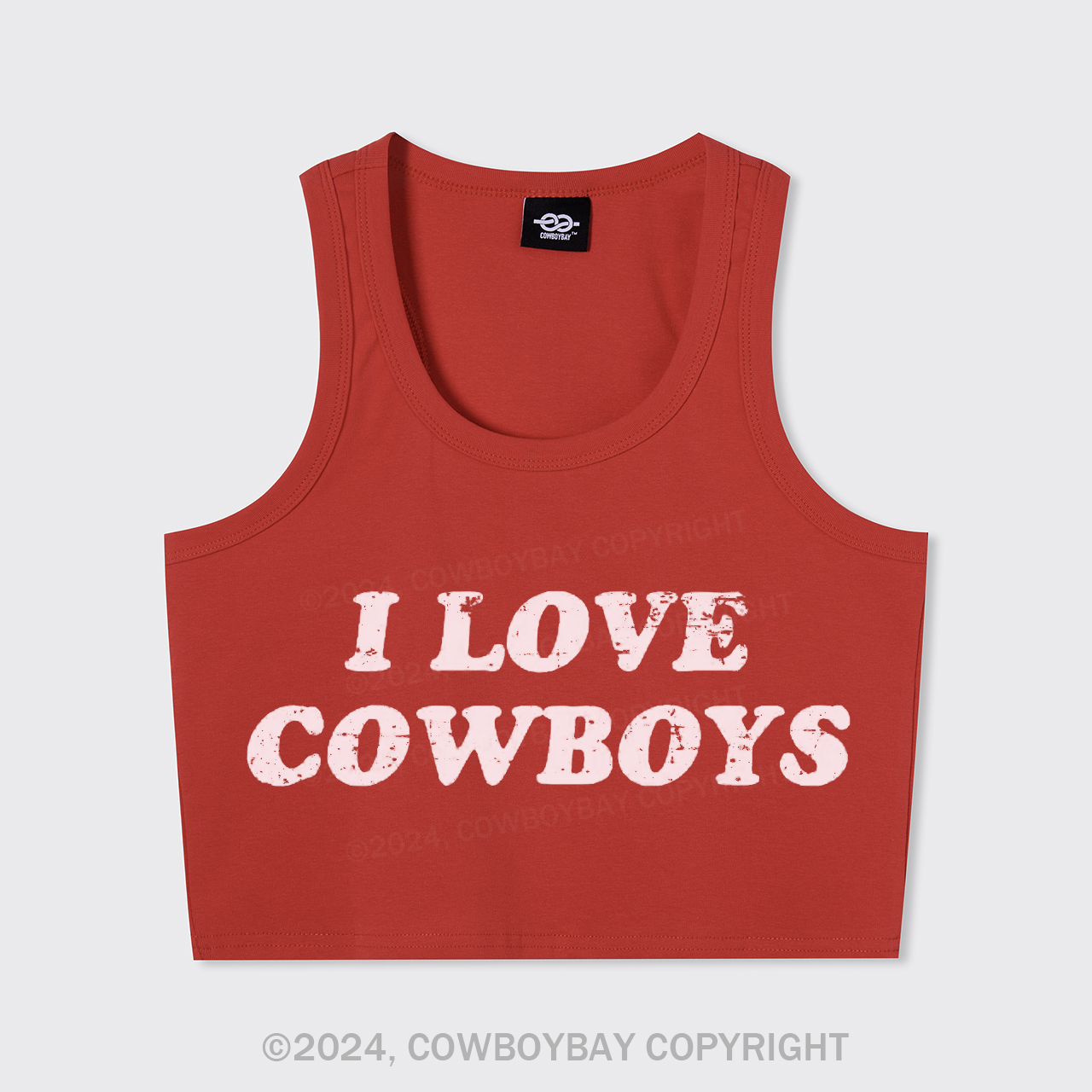 I Love Cowboys Tank Top