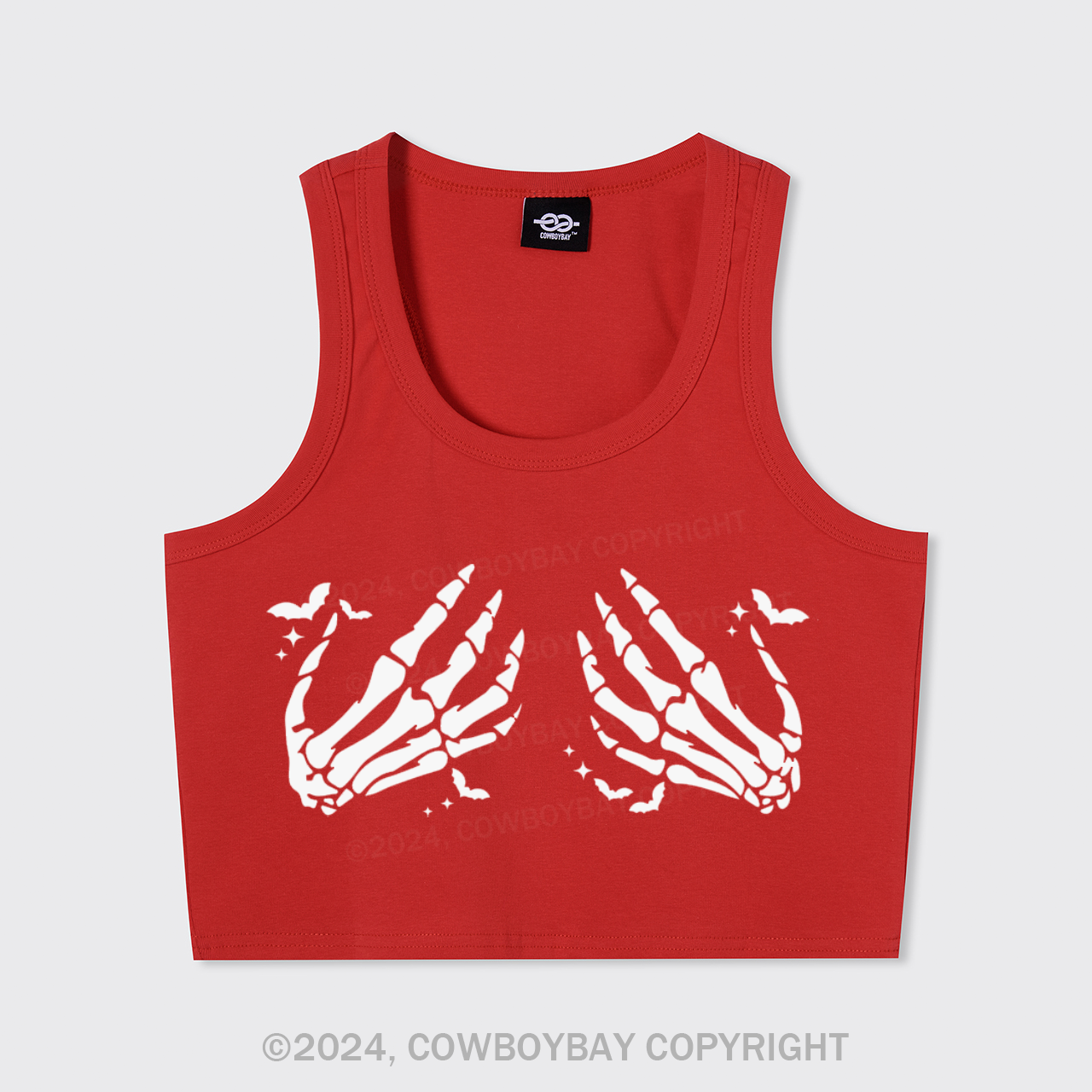 Skeleton Hand Racer Tank Top