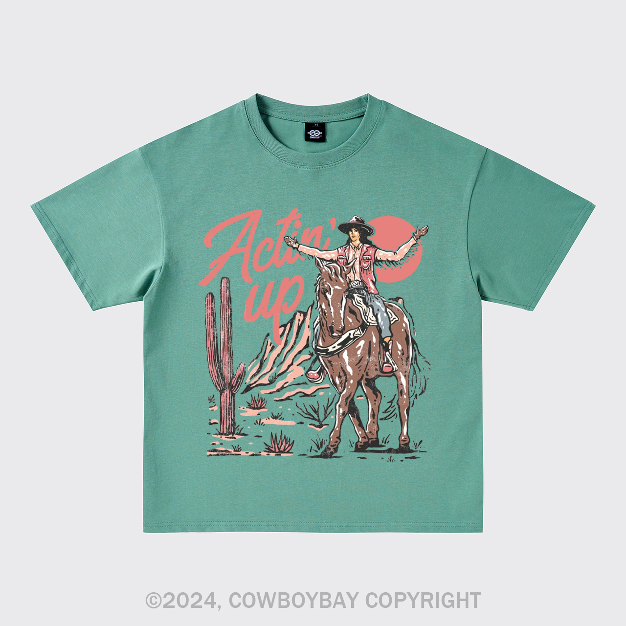 Actin' Up Cowgirl Oversize T-Shirts