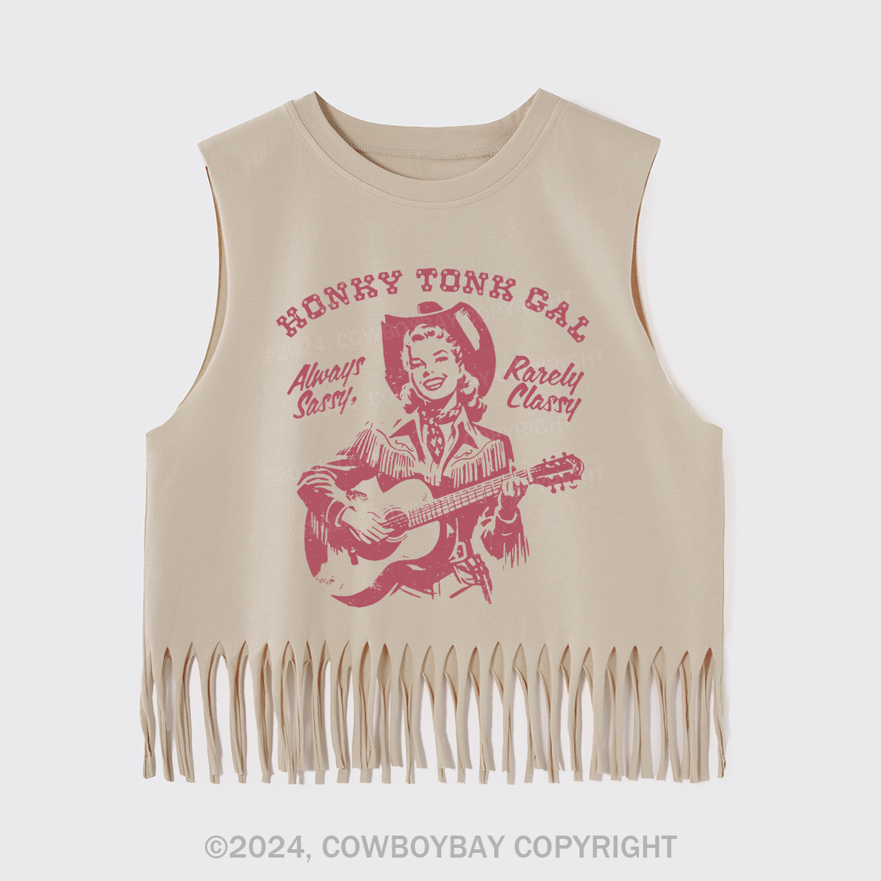 Honky Tonk Gal Fringe Tank