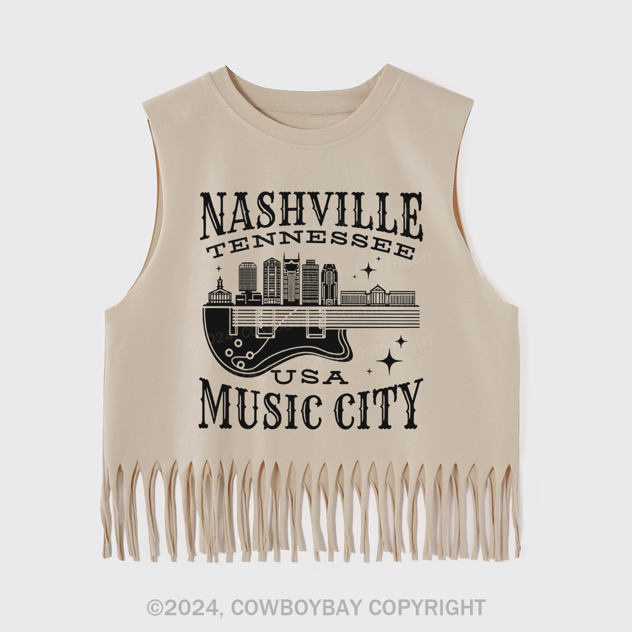 Nashville Music City Fringe Tank