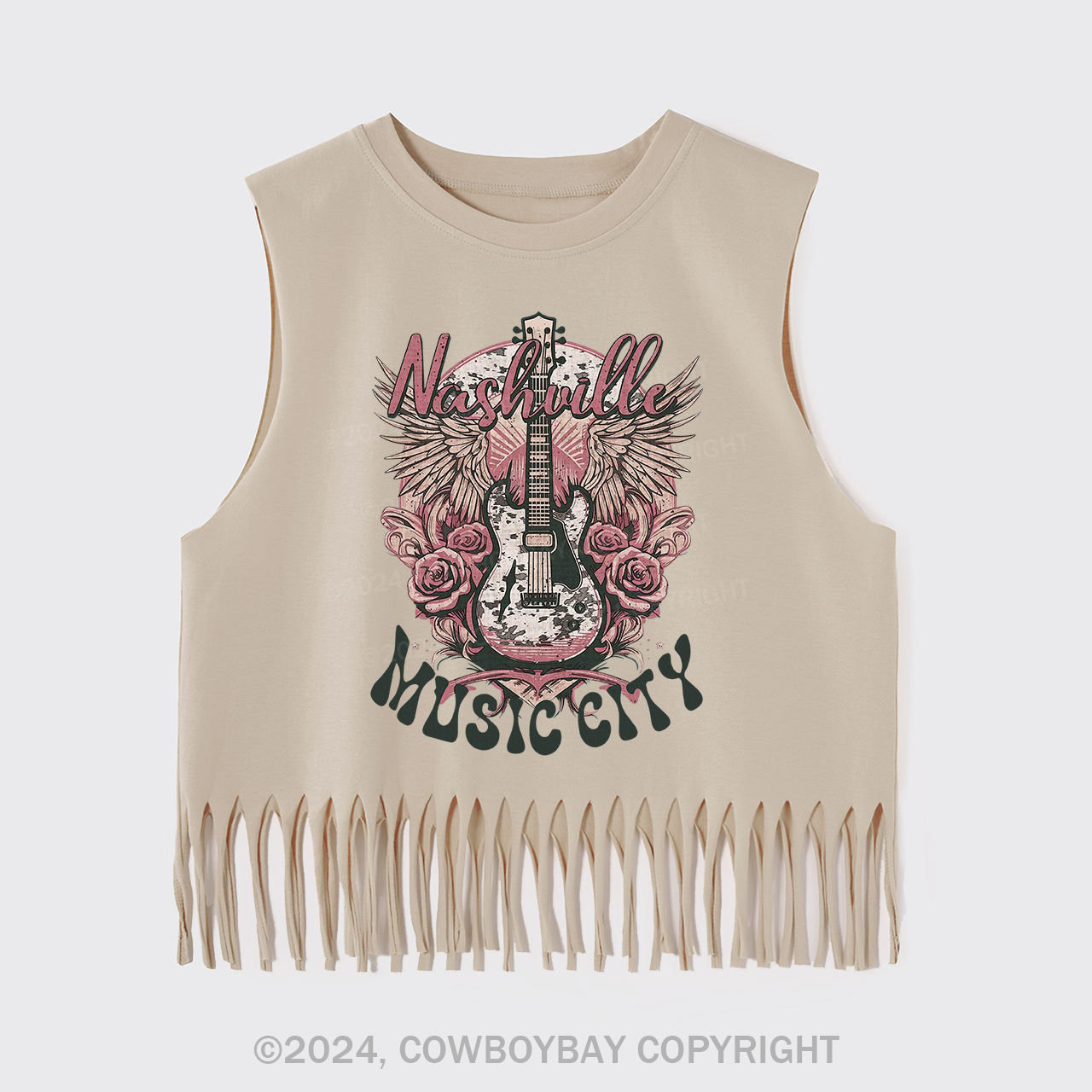 Western Nashville Music City Fringe Tank