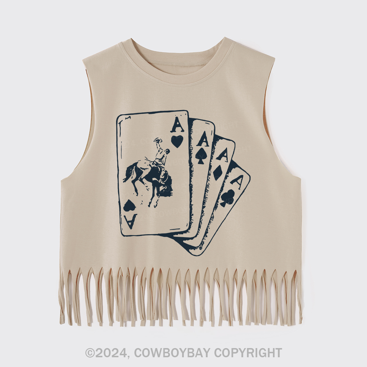 Ace Cowboy Punchy Fringe Tank