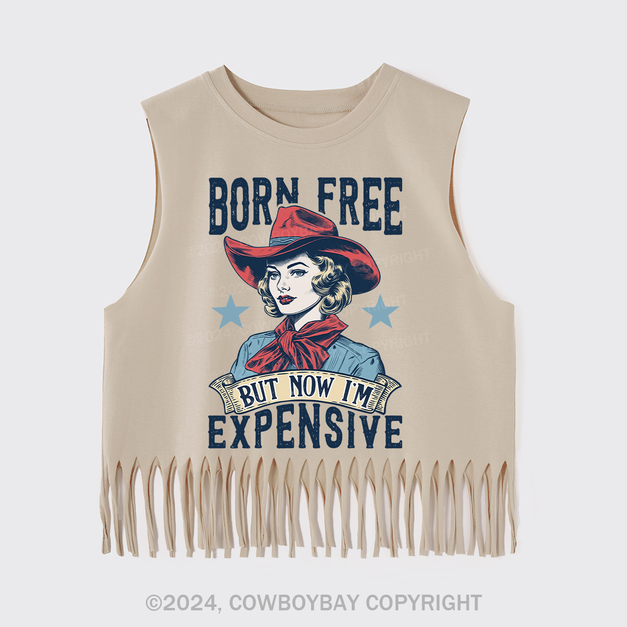 Born Free But Now I'm Expensive Fringe Tank